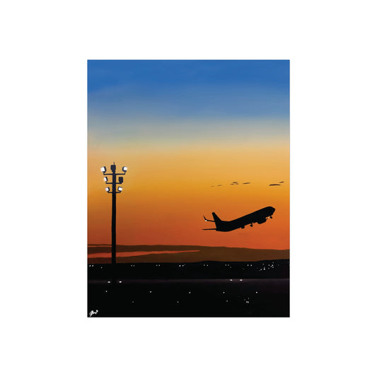 ‘And She’s Off’ Signed print by Georgia Jarvis