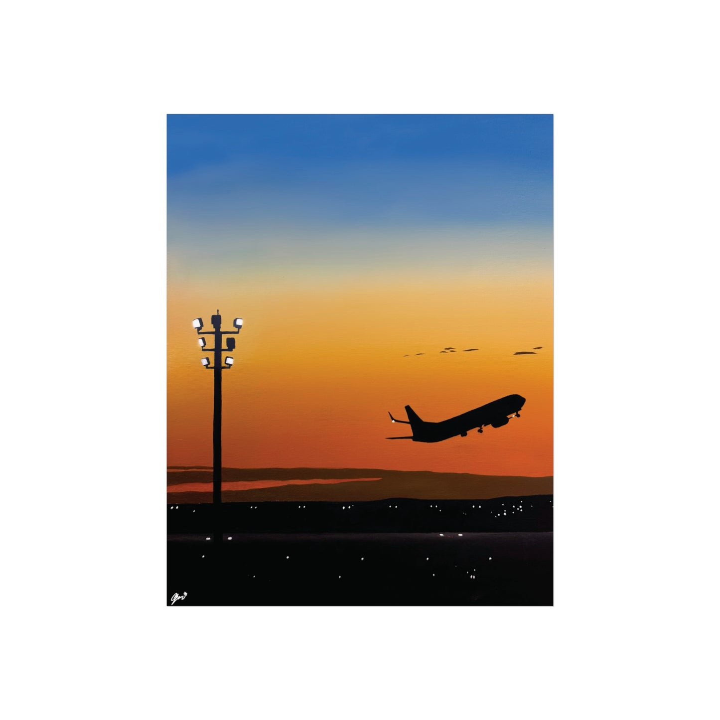 ‘And She’s Off’ Signed print by Georgia Jarvis