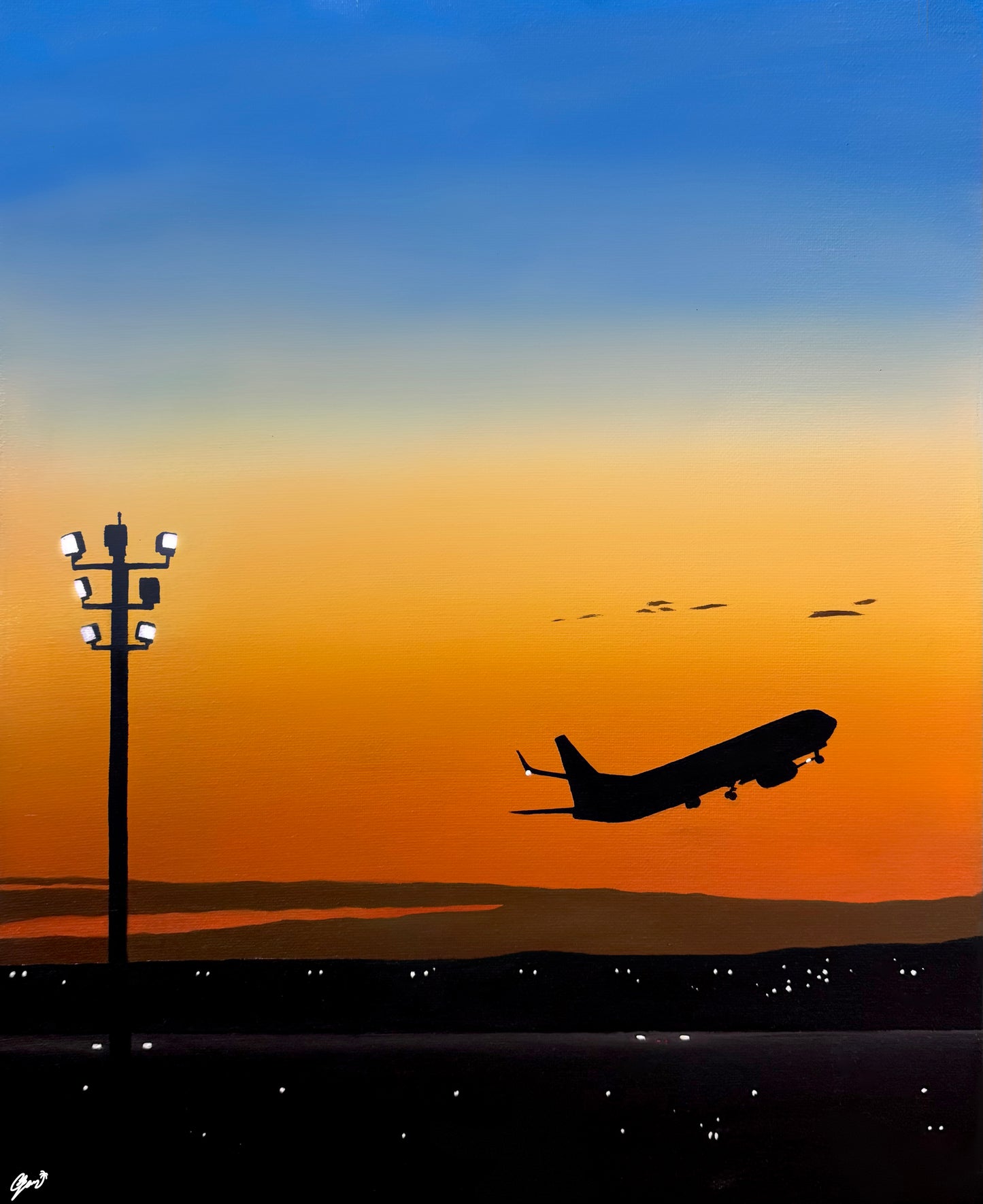 ‘And She’s Off’ Signed print by Georgia Jarvis