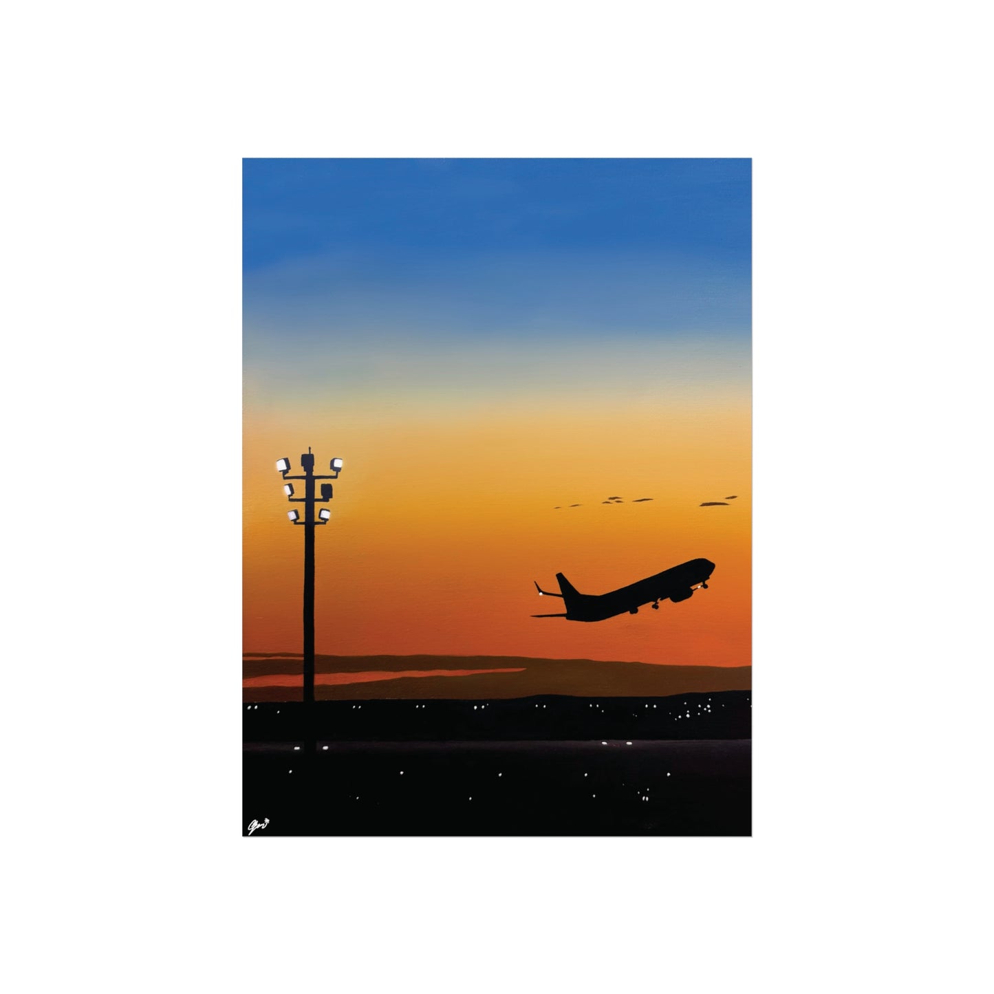 ‘And She’s Off’ Signed print by Georgia Jarvis