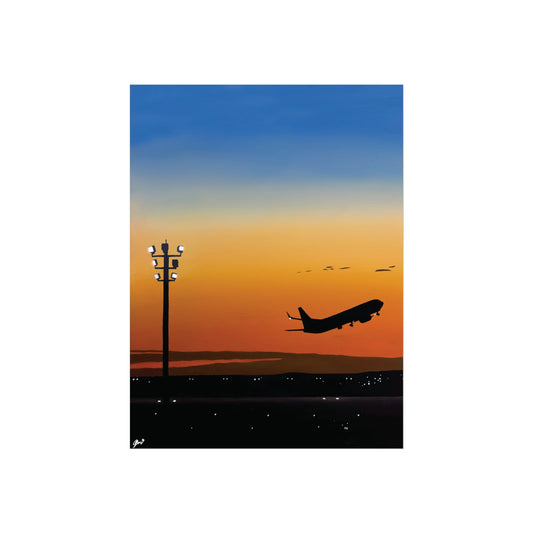 ‘And She’s Off’ Signed print by Georgia Jarvis