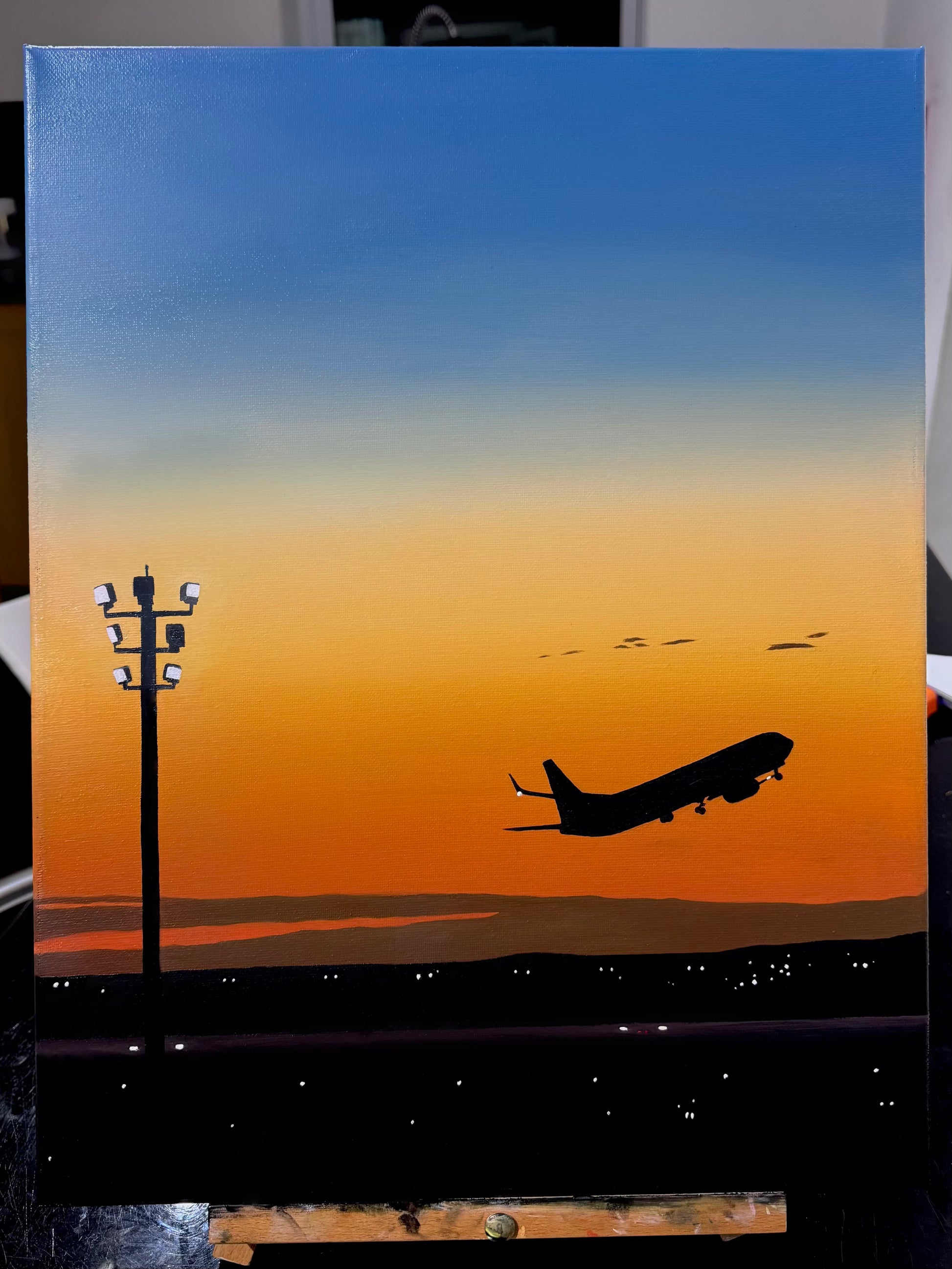 Original Painting by Georgia Jarvis - And She's Off